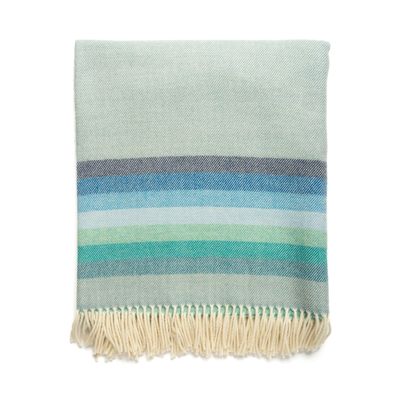 Donegal Stripes Throw 100% pure wool. Gift boxed 