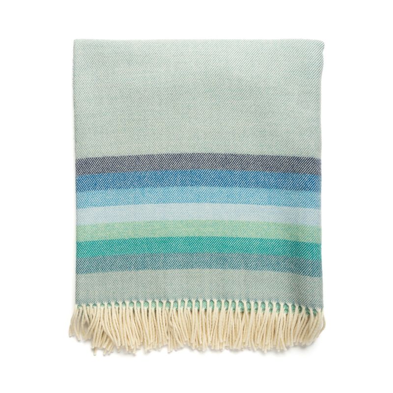 Donegal Stripes Throw 100% pure wool. Gift boxed 