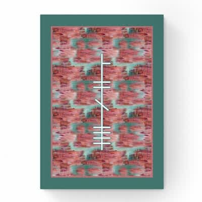 'Ogham Home' print