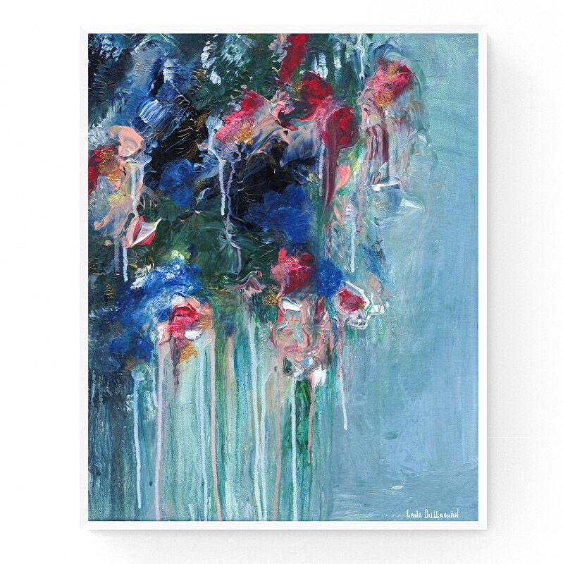 Grateful Blooms. Framed 