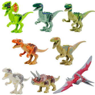 Lego Compatible Dinosaur ( 8 piece)