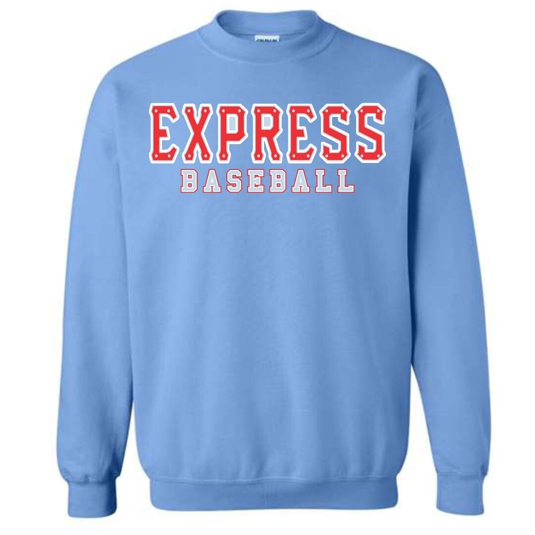 Red Express Train Blue Sweatshirt