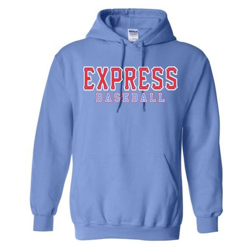 Red Express Train Blue Hoodie (Cotton Only)