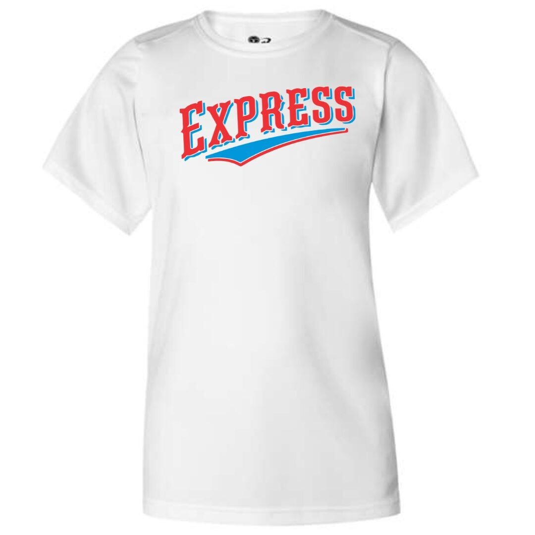 Vintage Express White Shirt (Cotton or Drifit)