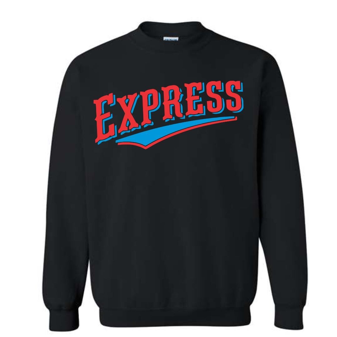 Vintage Express Black Sweatshirt