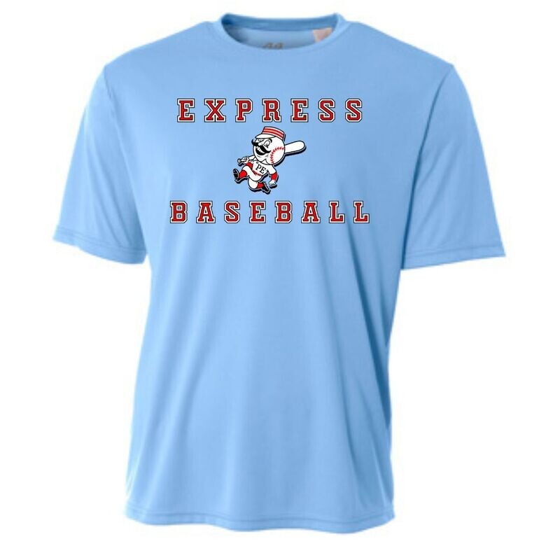 Blue Express Baseball w/ Mascot Shirt (Cotton or Drifit)