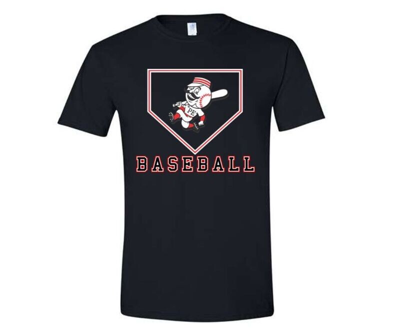 Black BASEBALL Plate Tshirt (Cotton or Drifit)