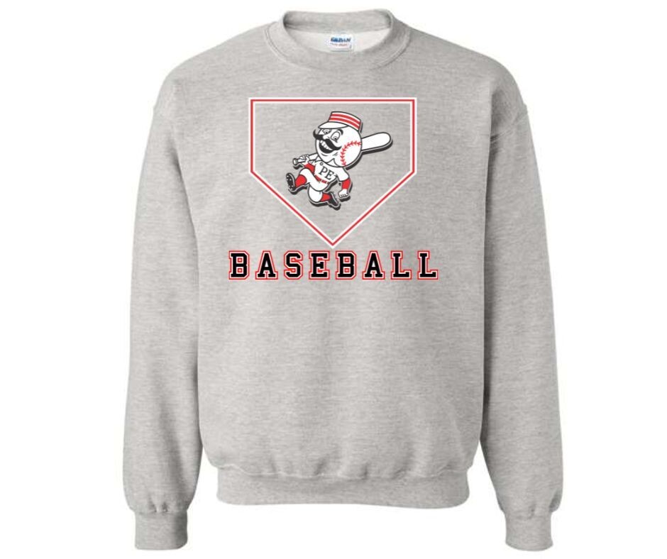 Grey BASEBALL Plate Sweatshirt