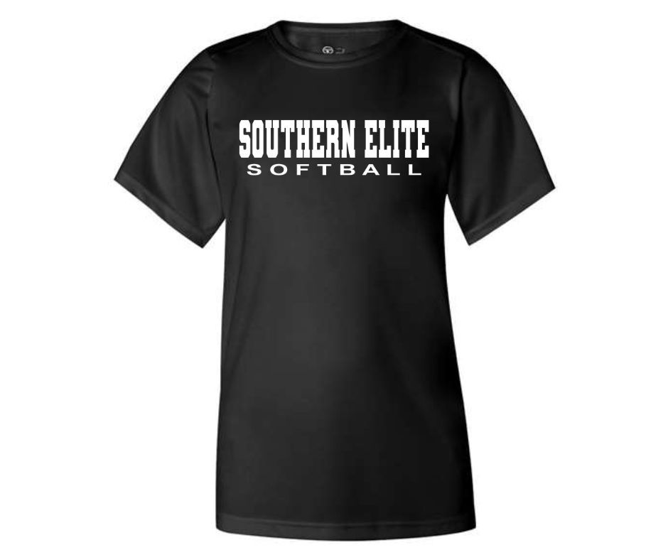 Black Southern Elite Softball Drifit T-Shirt