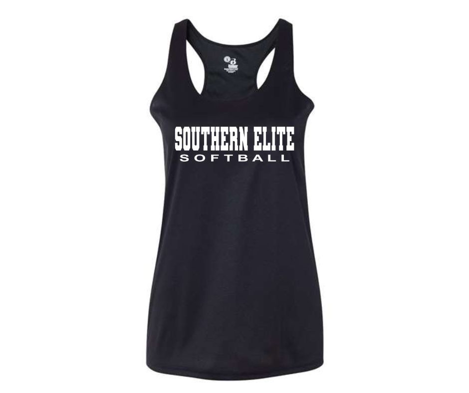 Black Southern Elite Softball Drifit Tank