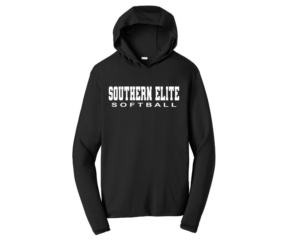 Black Southern Elite Softball Longsleeve Drifit w/ Hood