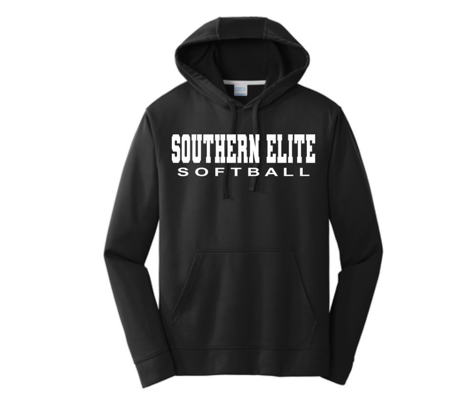 Black Southern Elite Softball Drifit Hoodie