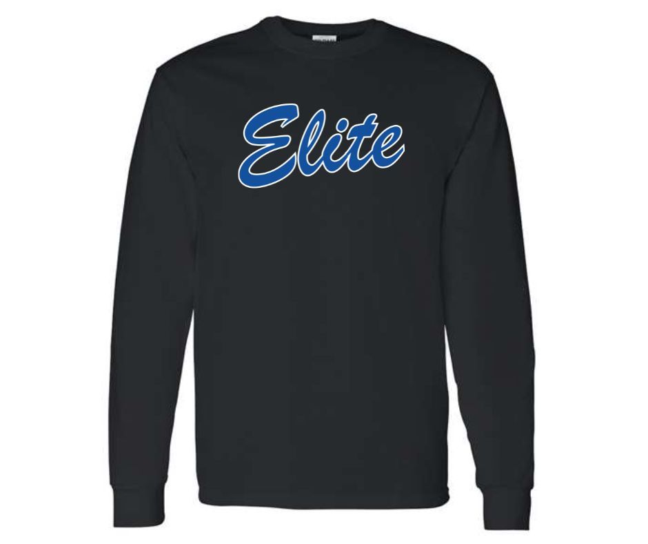Black ELITE Longsleeve Cotton