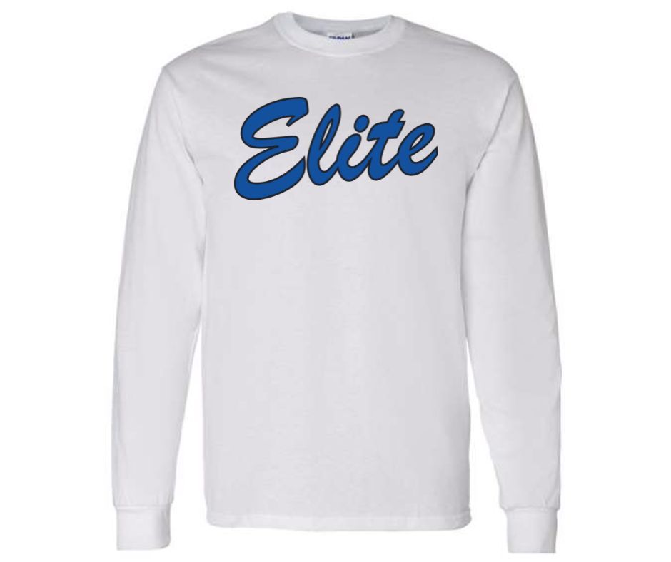 White ELITE Longsleeve Cotton