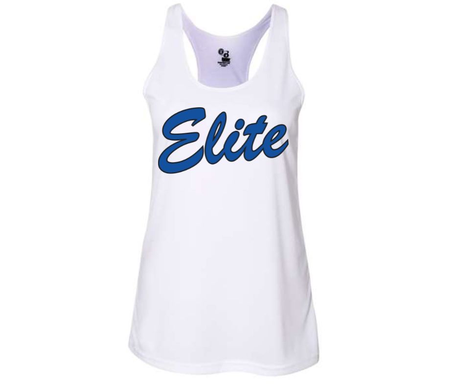 White ELITE Drifit Tank