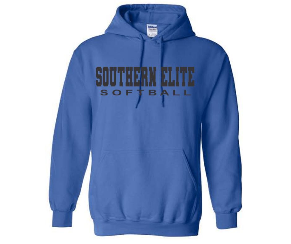 Blue Southern Elite Softball Cotton Hoodie