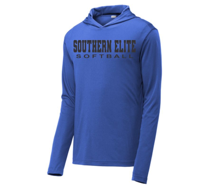 Blue Southern Elite Softball Longsleeve Drifit w/ Hood