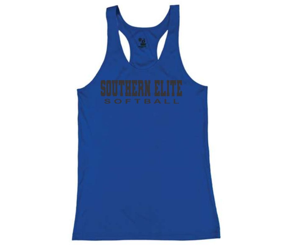 Blue Southern Elite Softball Drifit Tank