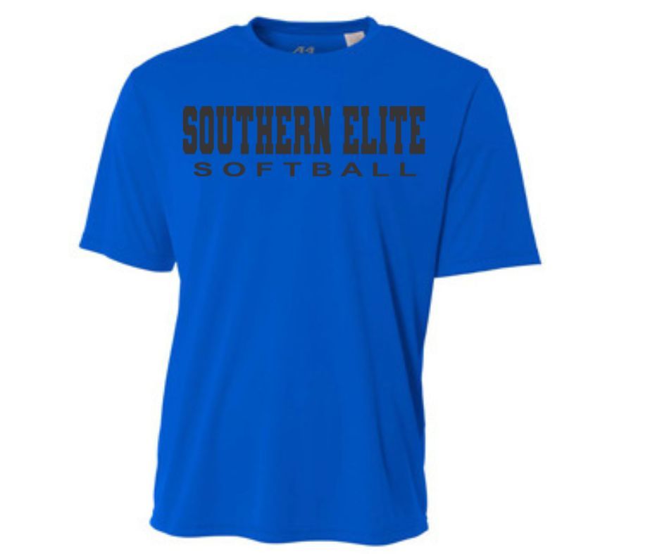 Blue Southern Elite Softball Drifit T-Shirt