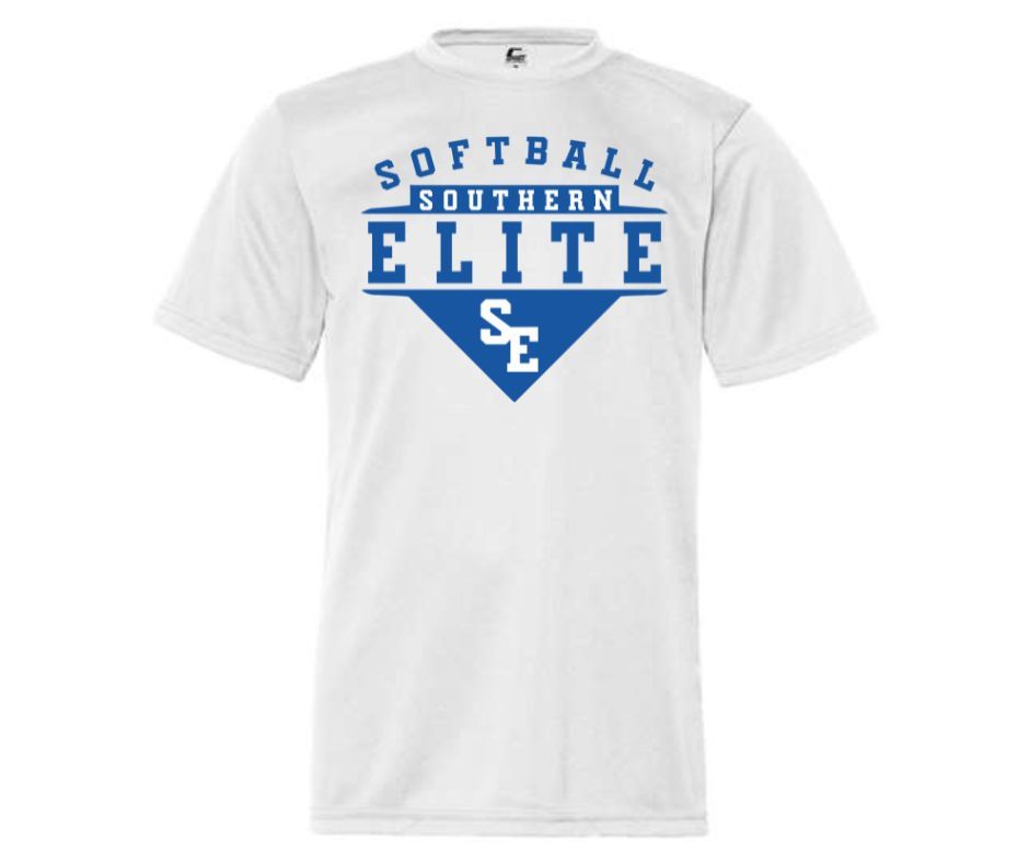 White SE Softball Drifit T-Shirt
