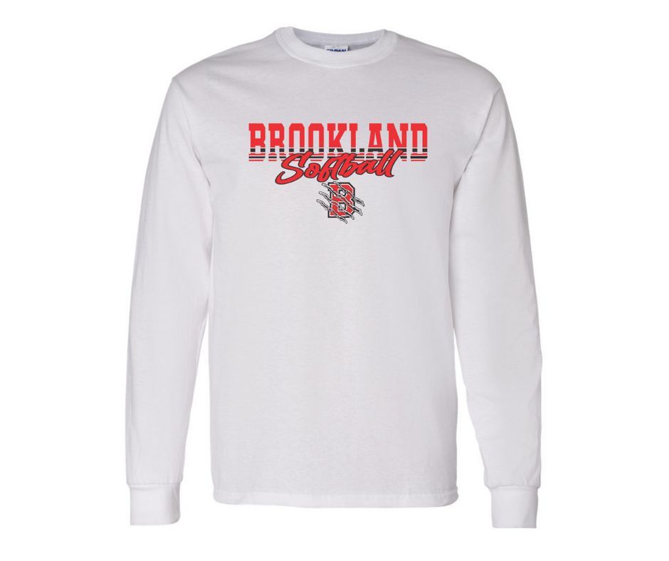 Brookland Softball White | Long Sleeve (Cotton or Drifit)