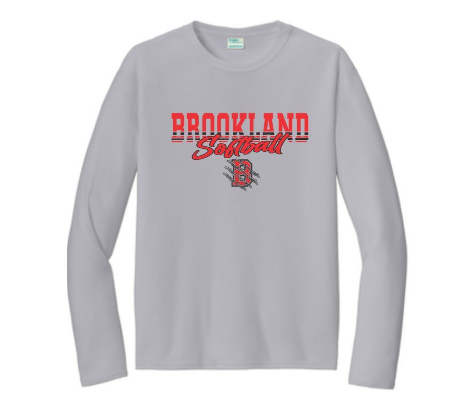 Brookland Softball Grey | Long Sleeve (Cotton or Drifit)