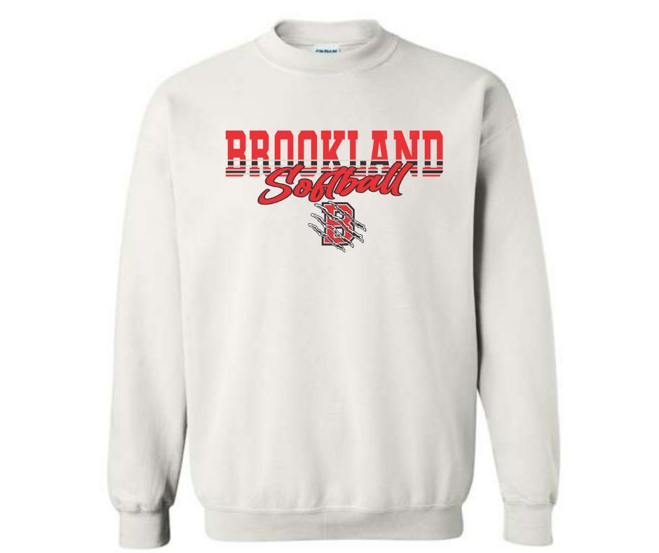 Brookland Softball White | Sweatshirt