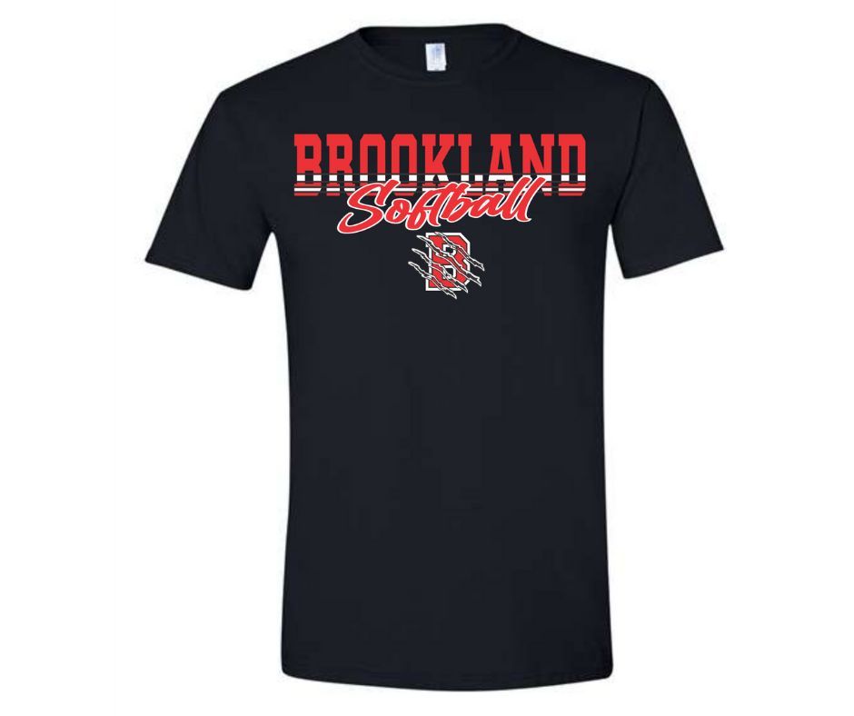 Brookland Softball Black | Short Sleeve (Cotton or Drifit)