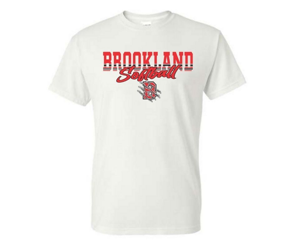 Brookland Softball White | Short Sleeve (Cotton or Drifit)