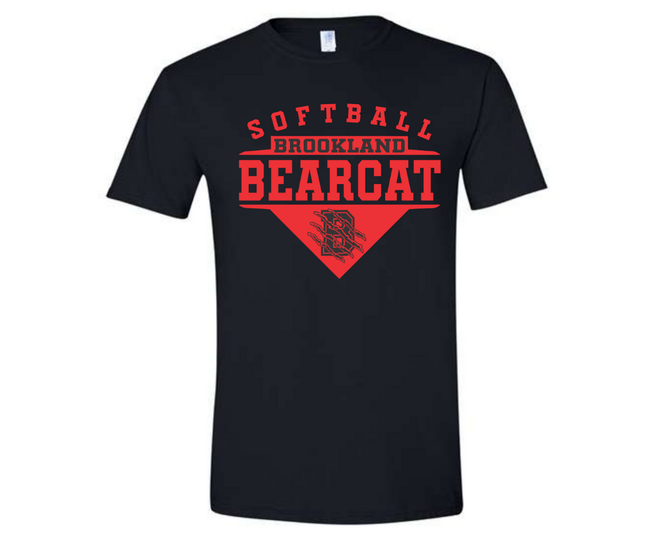 Brookland Bearcats Black | Short Sleeve (Cotton or Drifit)