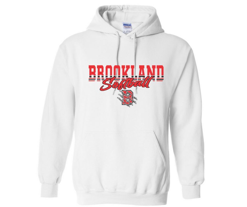 Brookland Softball White | Hoodie (Cotton Only)