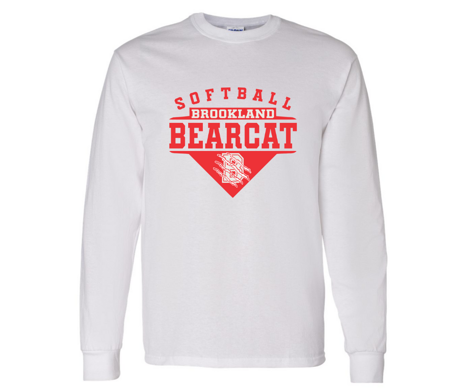Brookland Bearcats White | Long Sleeve (Cotton or Drifit)