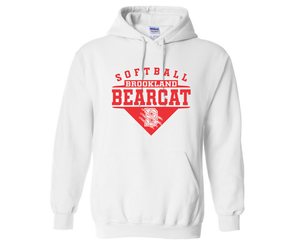 Brookland Bearcats White | Hoodie (Cotton Only)