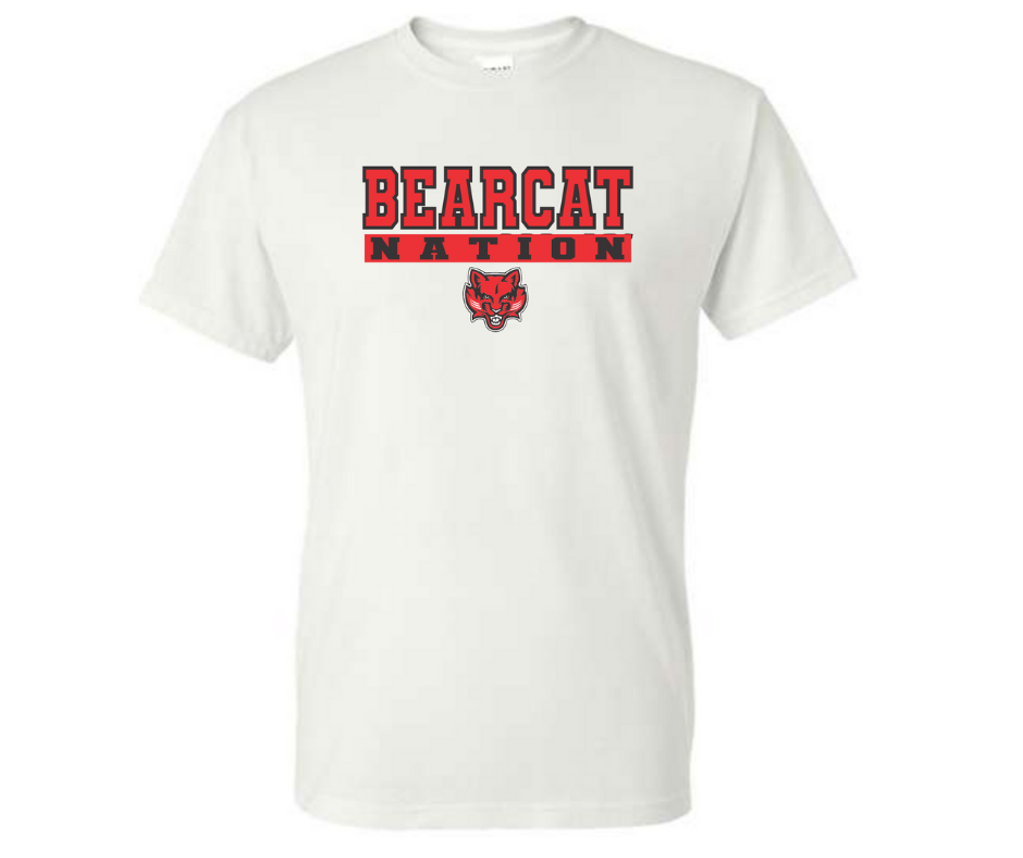 Bearcat Nation White | Short Sleeve (Cotton or Drifit)