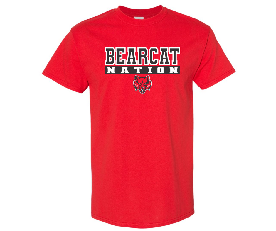 Bearcat Nation Red | Short Sleeve (Cotton or Drifit)