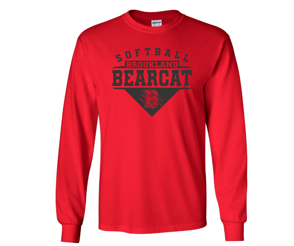 Brookland Bearcats Red | Long Sleeve (Cotton or Drifit)