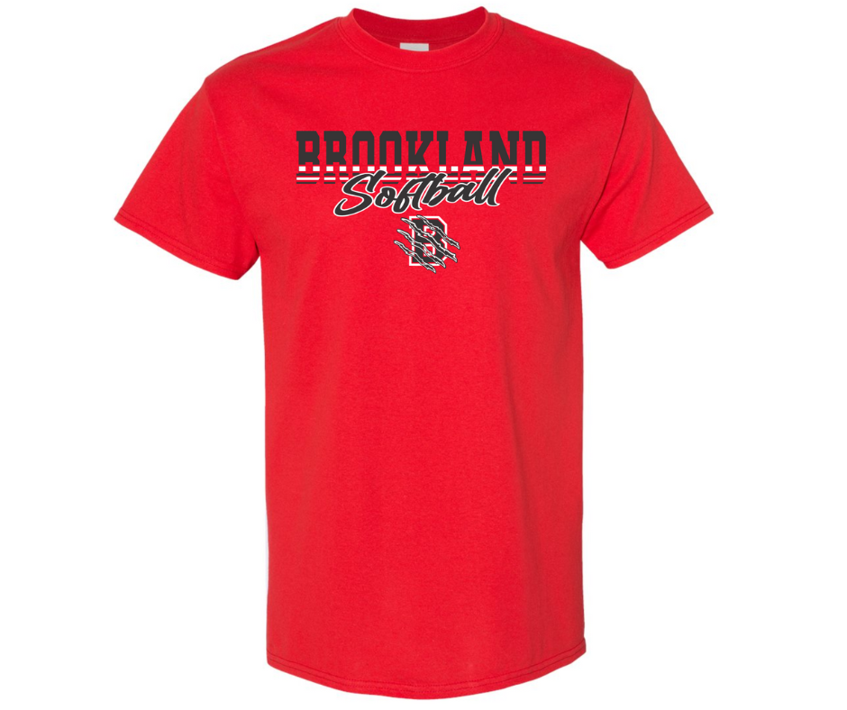 Brookland Softball Red | Short Sleeve (Cotton or Drifit)