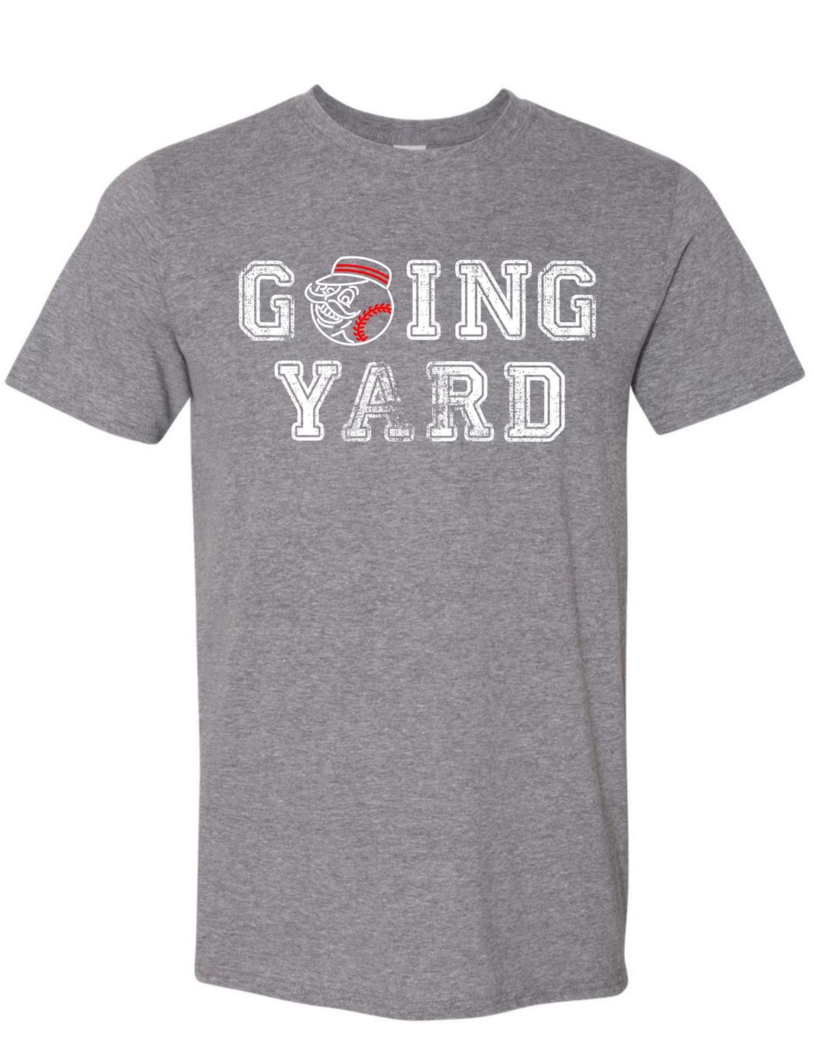 Going Yard Grey T-Shirt (Cotton or Drifit)