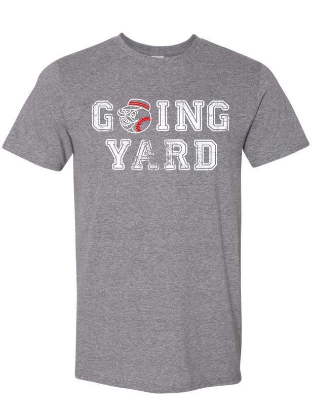 Going Yard Grey T-Shirt (Cotton or Drifit)