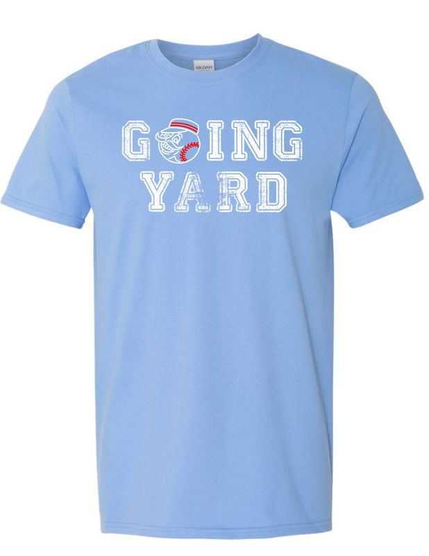 Going Yard Blue T-Shirt (Cotton or Drifit)