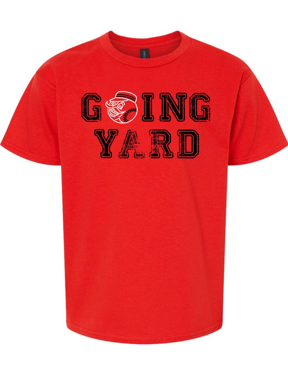 Going Yard Red T-Shirt (Cotton or Drifit)