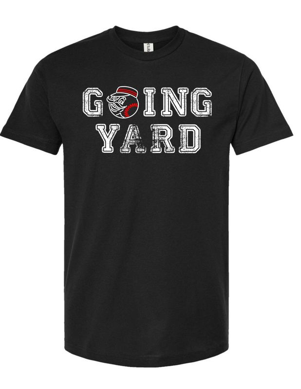 Going Yard Black T-Shirt (Cotton or Drifit)