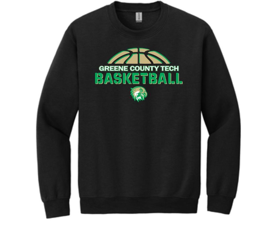 Greene County Tech Basketball (Black) - Choose Your Style Option