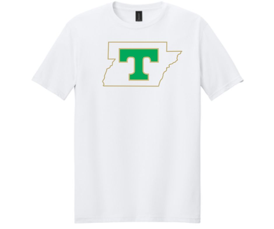 Green County Outline White | Short Sleeve (Cotton or Drifit)