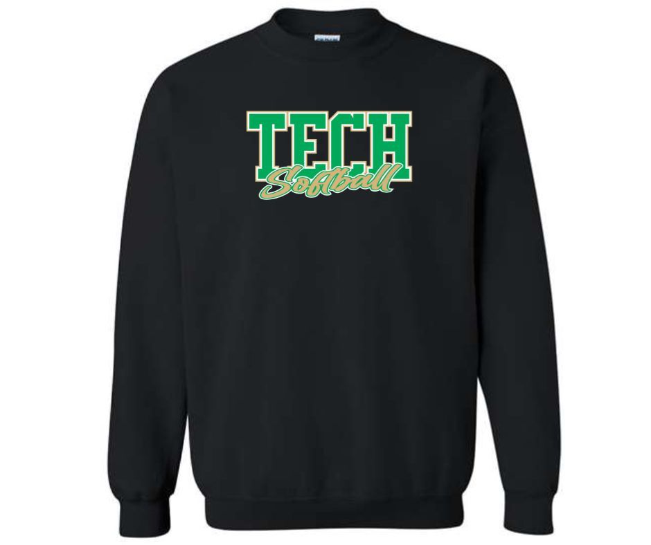 TECH Softball Black | Sweatshirt