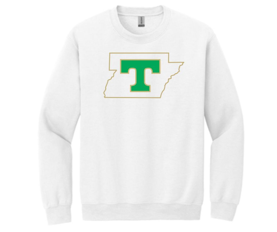 Greene County Outline White | Sweatshirt
