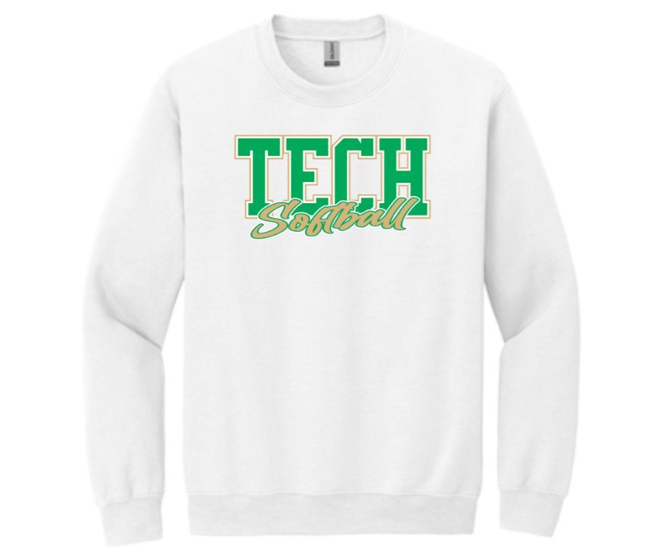 TECH Softball White | Sweatshirt