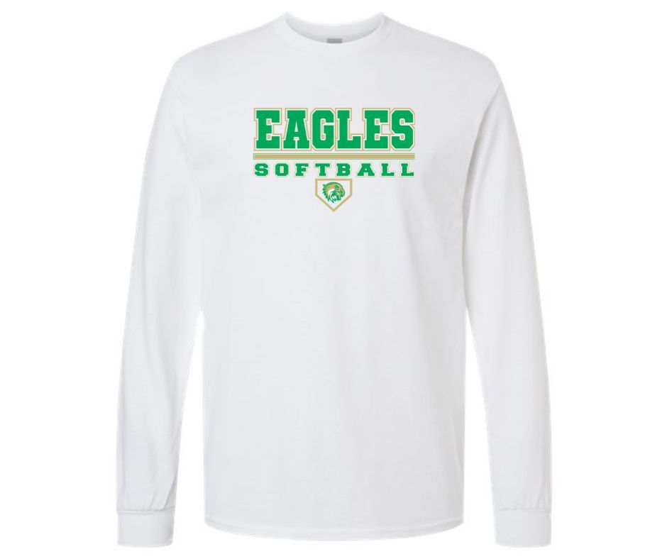 Eagles Softball White | Long Sleeve (Cotton or Drifit)