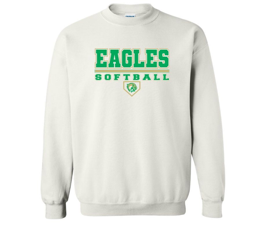 Eagles Softball White | Sweatshirt