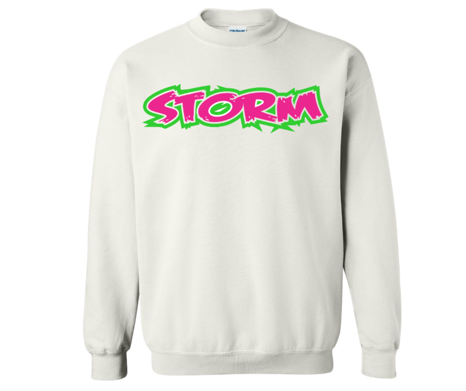 Storm Softball White Sweatshirt